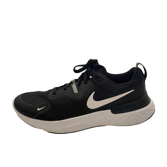 Nike Mens EUC CW1777-003 Black White React Miler Athletic Sneaker Shoes Size 7.5 main image 6